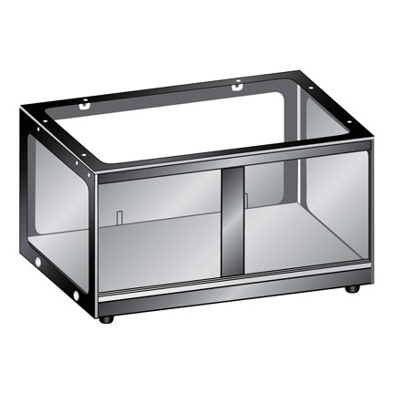 Countertop Display Freezer - Stainless Steel